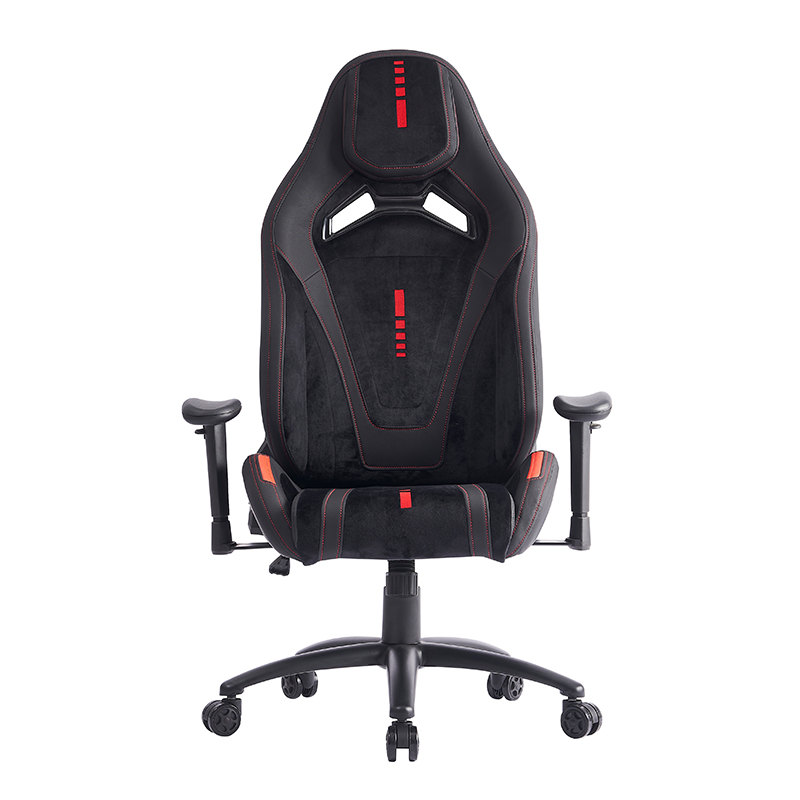 XL-1057 2D karfa fekete szálcsiszolt bőr ergonomikus játékszék