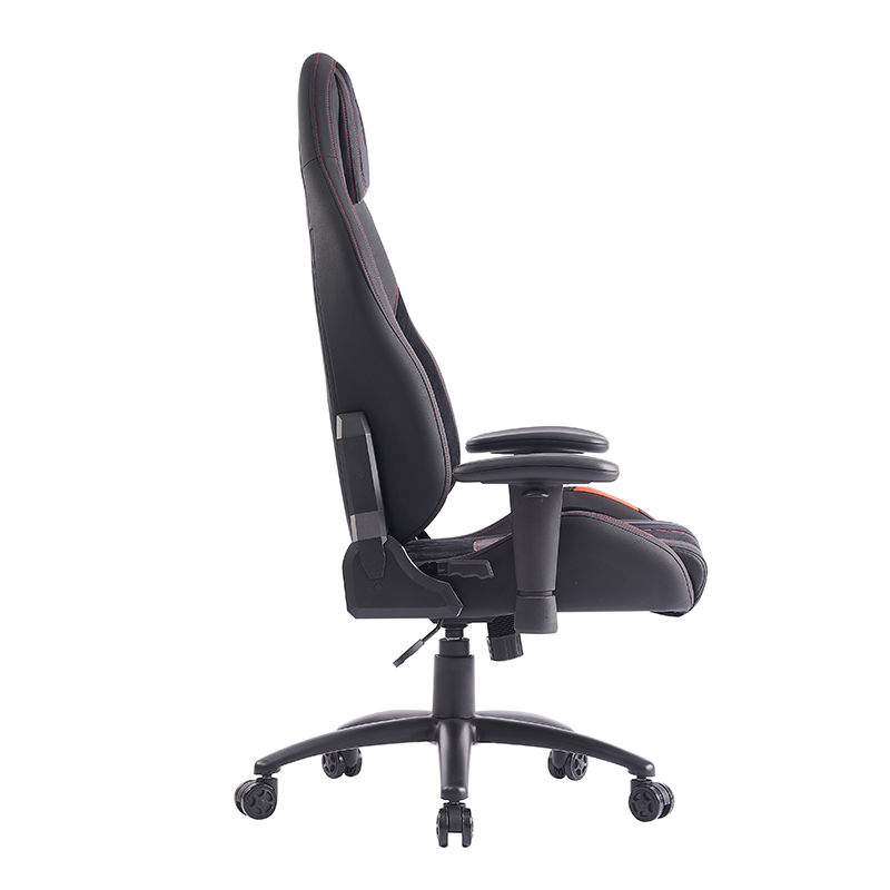 XL-1057 2D karfa fekete szálcsiszolt bőr ergonomikus játékszék